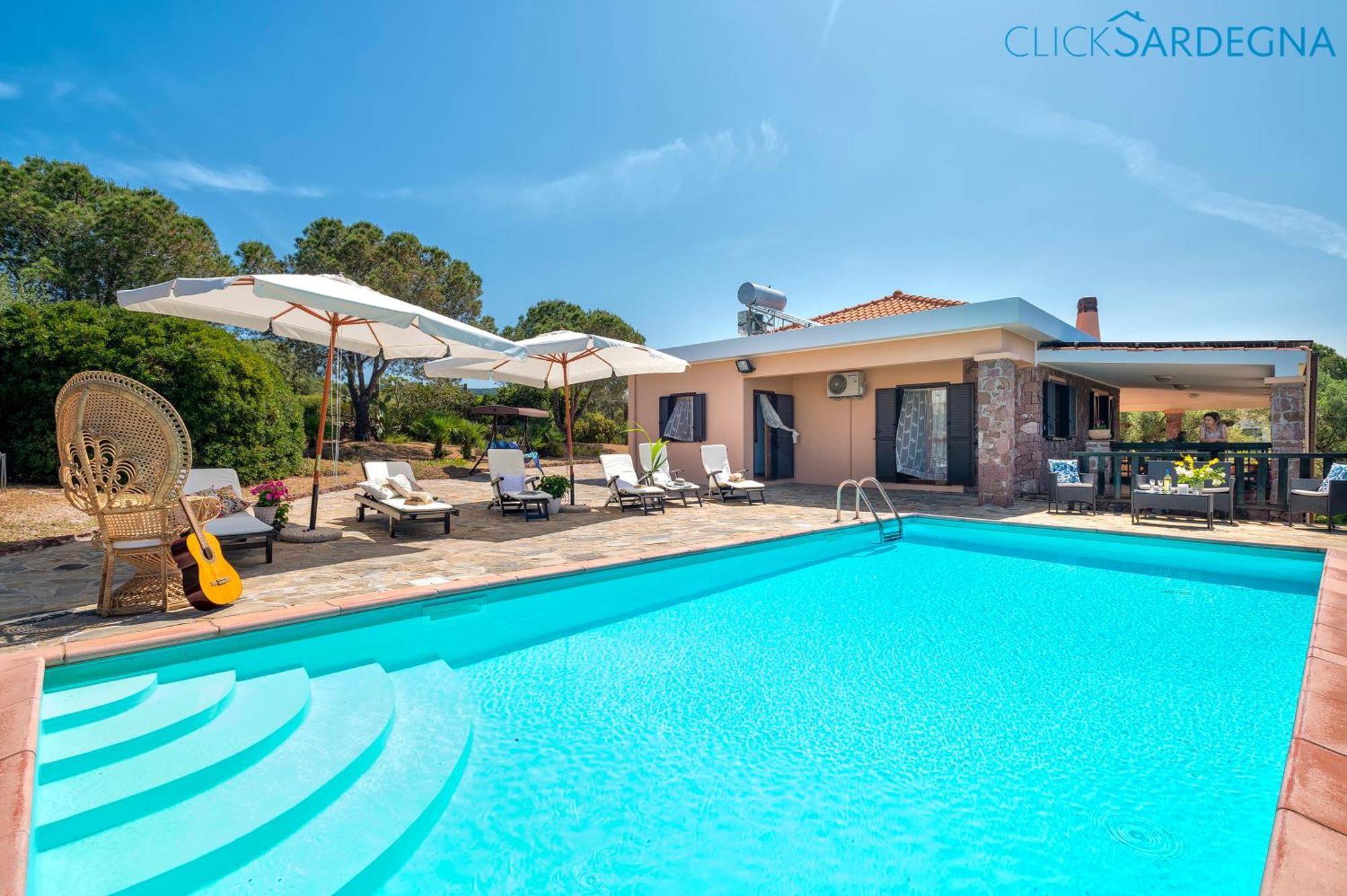 Alghero Villa Barranch With Sea View Swimming Pool For 6 People Luaran gambar